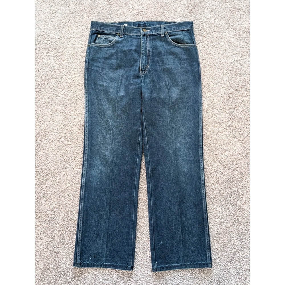 VTG Calvin Klein Jeans Womens 38x36 VTG Hemmed To 36x30 High-Rise USA 70s 80s
